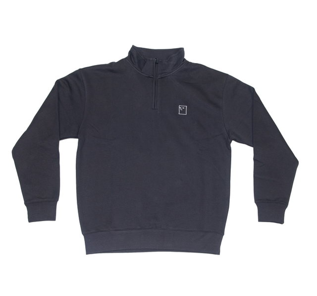 Sweat zippé à capuche Nonsense Crew Blockhead 1-4 Charcoal