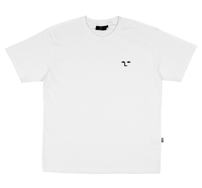 Tee-shirt Nonsense Face Off Embroidered White