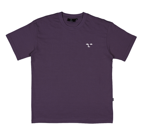 Tee-shirt Nonsense Face Off Embroidered Plum