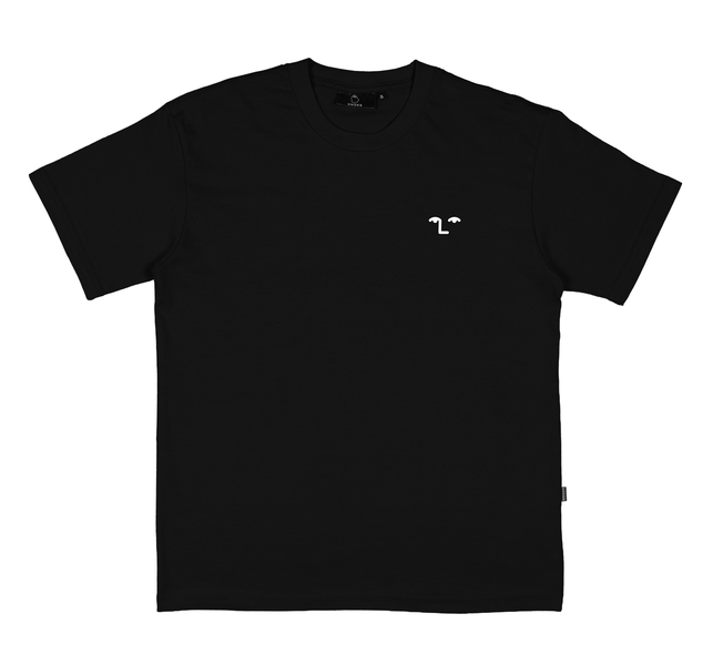 Tee-shirt Nonsense Face Off Embroidered Black