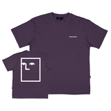 Tee-shirt Nonsense Blockhead Plum