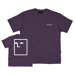 Tee-shirt Nonsense Blockhead Plum