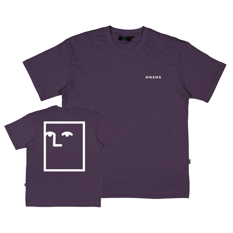 Tee-shirt Nonsense Blockhead Plum