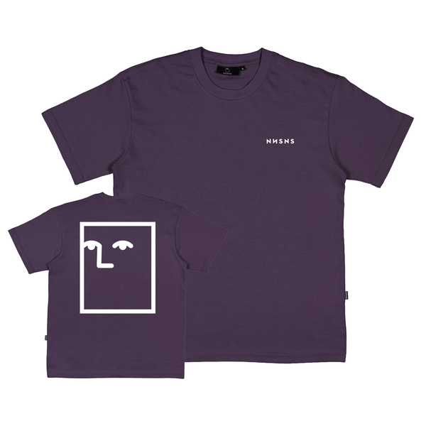 Tee-shirt Nonsense Blockhead Plum