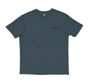 Tee-shirt Nonsense Embroidered Steel Charcoal