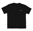 Tee-shirt Nonsense Embroidered Black Cement