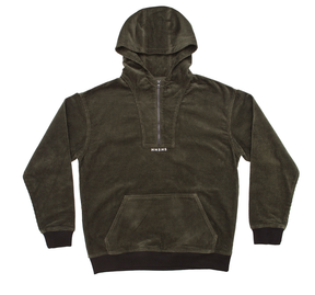 Sweat à capuche Nonsense Chupacabra Cord Forest Green