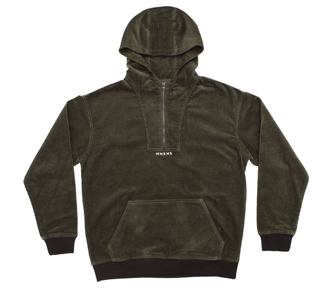 Sweat à capuche Nonsense Chupacabra Cord Forest Green