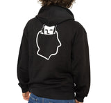 Sweat à capuche Nonsense Head Logo Black
