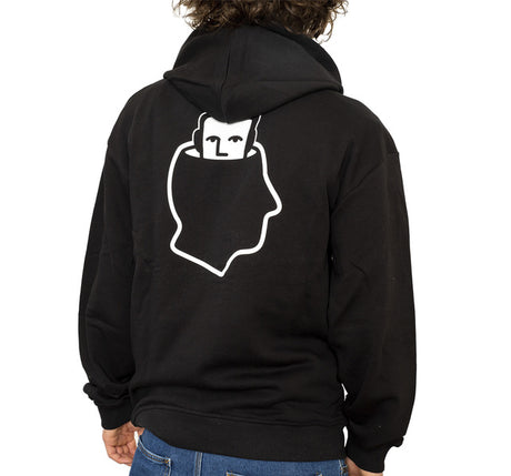Sweat à capuche Nonsense Head Logo Black
