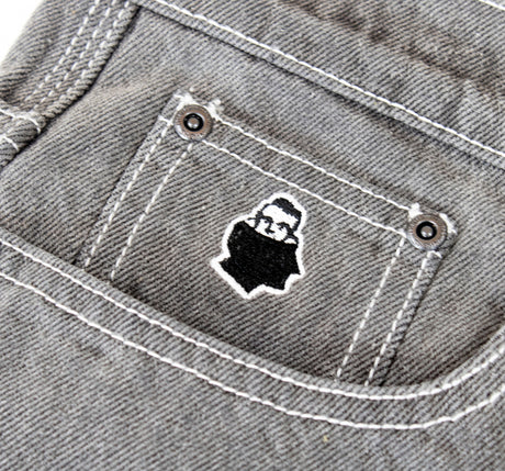 Pantalon Nonsense Bigfoot Denim Grey Washed