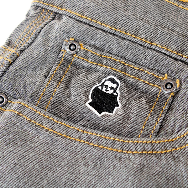 Pantalon Nonsense Biggerfoot Denim Grey Washed