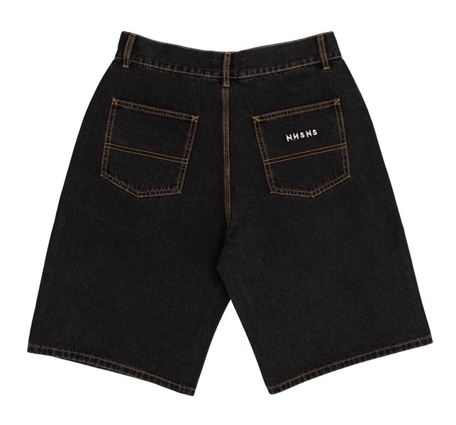 Short Nonsense Bigfoot Denim Black Washed