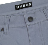 Short Nonsense Bigfoot Denim Grey Cotton