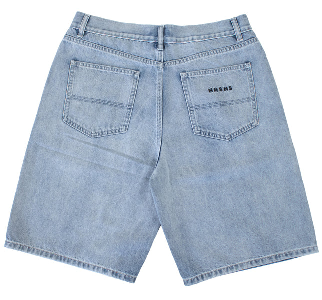 Short Nonsense Bigfoot Denim Light Stone Washed