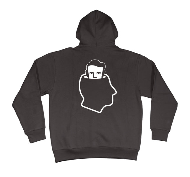 Sweat à capuche Nonsense Head Logo Charcoal