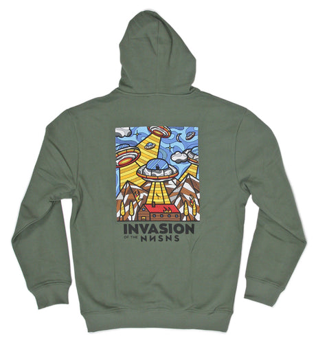 Sweat à capuche Nonsense Revenge Bottle Green