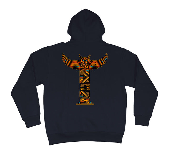 Sweat à capuche Nonsense Totem Navy