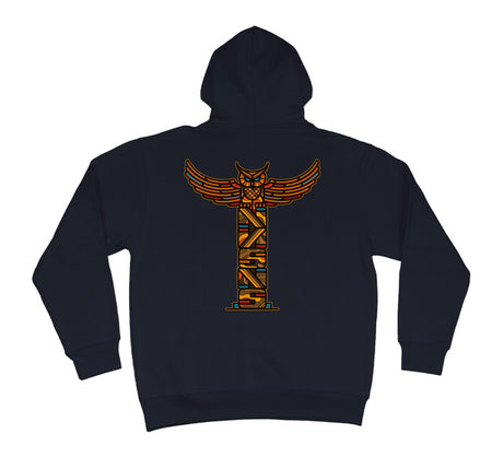 Sweat à capuche Nonsense Totem Navy