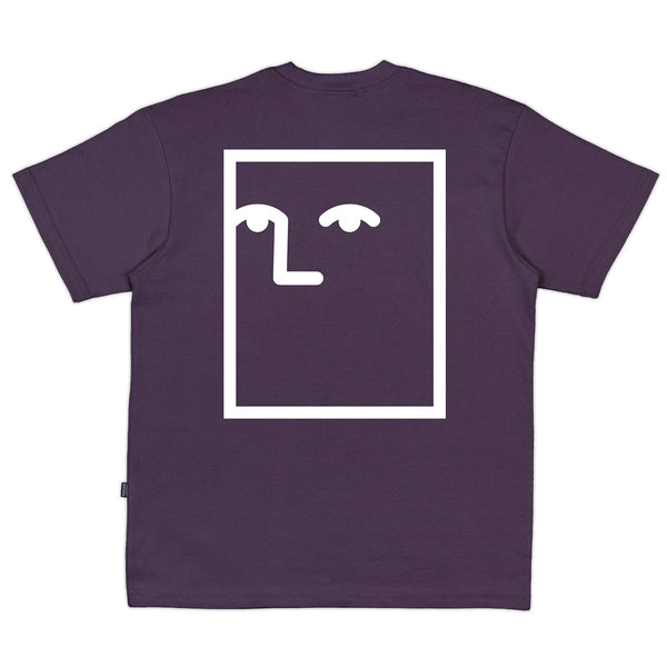 Tee-shirt Nonsense Blockhead Plum