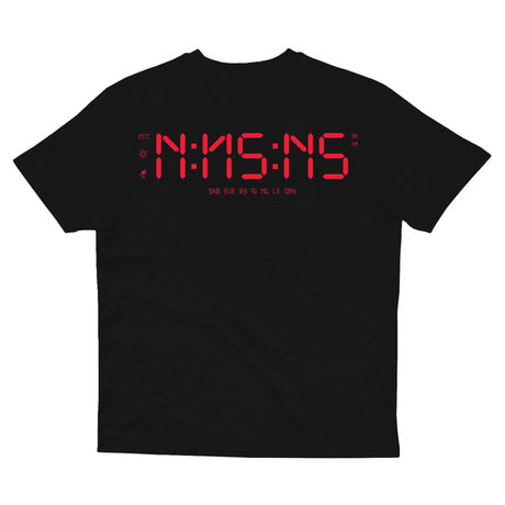 Tee-shirt Nonsense Clock Black