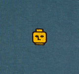 Tee-shirt Nonsense Ego Head Embroidered Slate