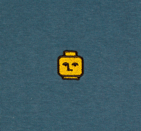 Tee-shirt Nonsense Ego Head Embroidered Slate