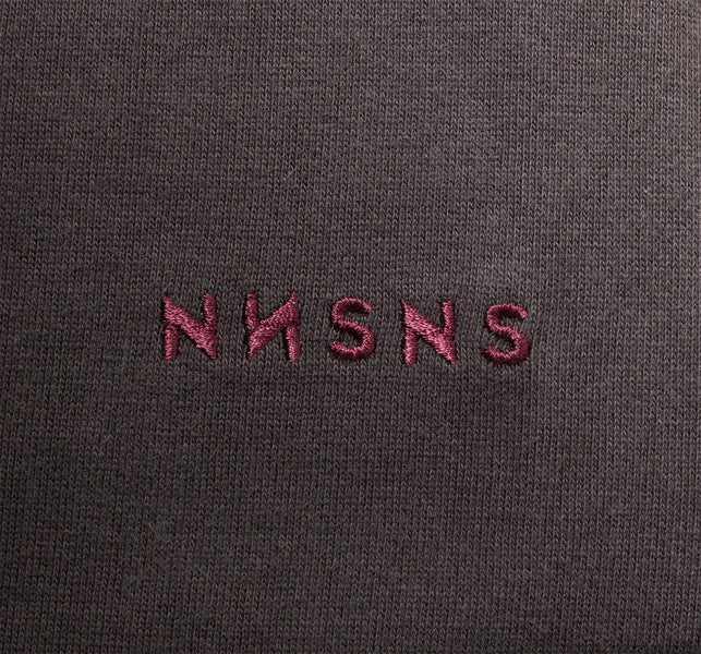 Tee-shirt Nonsense Embroidered Charcoal