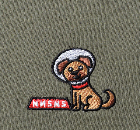 Tee-shirt Nonsense Embroidered Cone Of Shame Fog