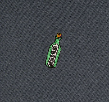 Tee-shirt Nonsense In A Bottle Embroidered Steel