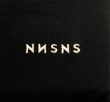 Tee-shirt Nonsense Embroidered Black Cement