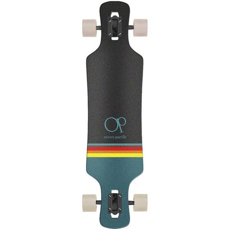Ocean Pacific Complete Longboard Swell Dt White Teal