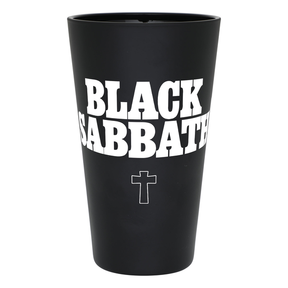 Oj Verre Black Sabbath Pint Glass Black Frosted