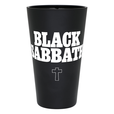 Oj Verre Black Sabbath Pint Glass Black Frosted