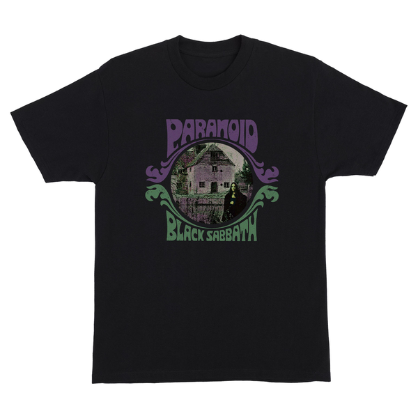 Oj T-Shirt Black Sabbath Paranoid Witch Ss Black