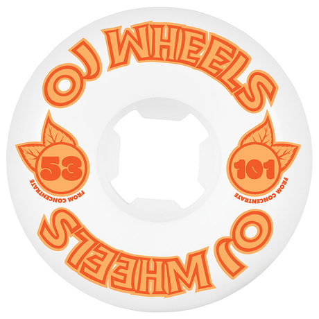 Oj Wheels (Jeu De 4) 53Mm From Concentrate Hardline 101A Iii