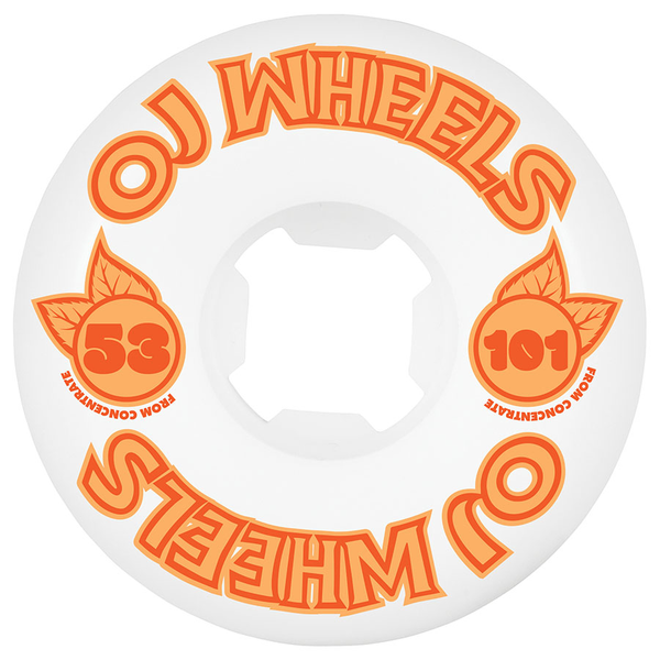 Oj Wheels (Jeu De 4) 53Mm From Concentrate Hardline 101A Iii