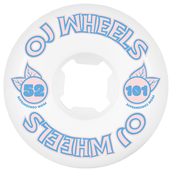Oj Wheels (Jeu De 4) 52Mm From Concentrate Hardline 101A Iii