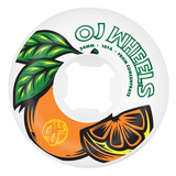 Oj Wheels (Jeu De 4) 54Mm From Concentrate White Orange 101A