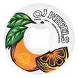 Oj Wheels (Jeu De 4) 53Mm From Concentrate White Orange 101A