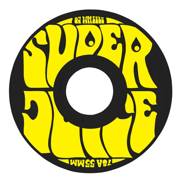 Oj Wheels (Jeu De 4) 55Mm Mini Super Juice Black 78A