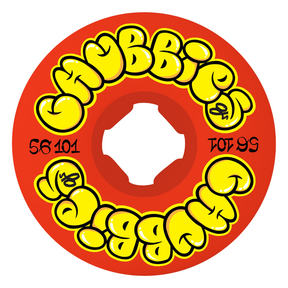 Oj Wheels (Jeu De 4) 56Mm Throw Ups Chubbies Red 101A