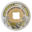 Oj Wheels (Jeu De 4) 53Mm Double Duro White Gum 99A 95A