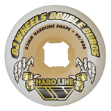 Oj Wheels (Jeu De 4) 53Mm Double Duro White Gum 99A 95A