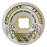 Oj Wheels (Jeu De 4) 54Mm Double Duro Wht Hardline 101A 95A