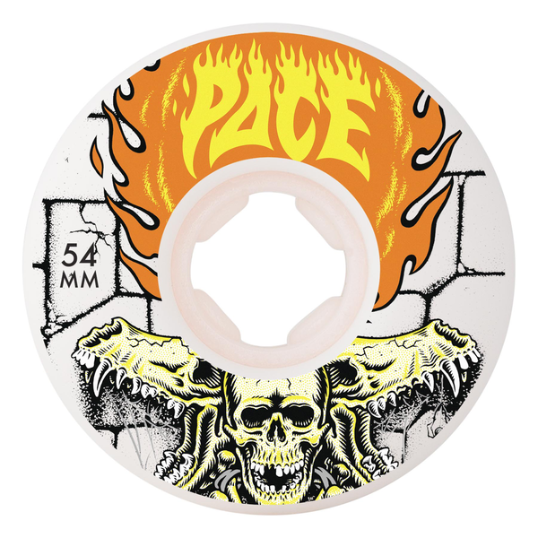 Oj Wheels (Jeu De 4) 54Mm Pace Dungeon Chubbies White 101A