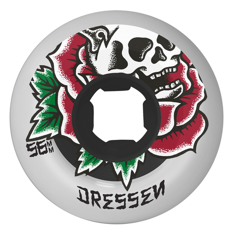 Oj Wheels (Jeu De 4) 56Mm Dressen Rose Dd Wht Blk 99A-95A