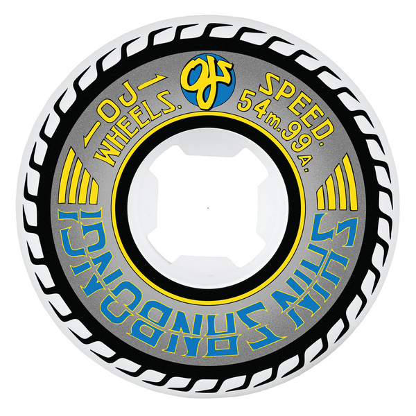 Oj Wheels (Jeu De 4) 54Mm Sanbongi Mini Combos White 99A