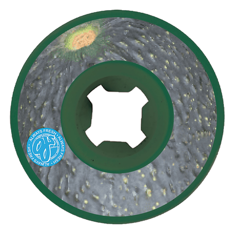Oj Wheels (Jeu De 4) 58Mm Avocado Lil Doodies Green 99A