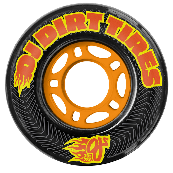 Roues de skate OJ 70 mm Dirt Tires Thunder Juice Black 78A
